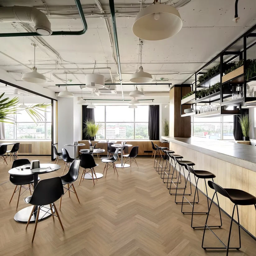 Lusso_Bari_Warm_Oak_Herringbone_Glue_Down_LVT_Vinyl_Flooring_main